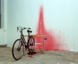 Kunstwerk handeling fietsen