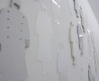 Kunstwerk Wachten, 2012,acrylaat, elk 50cm hoog