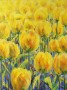 Kunstwerk gele tulpen