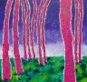 Kunstwerk Pink Trees