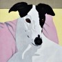 Kunstwerk Kate - portrait of a Greyhound 7