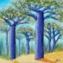 Kunstwerk Baobab bomen