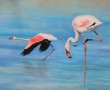 Kunstwerk Flamingo