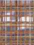 Kunstwerk orange grid