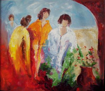 tafereel met vrouwen - 626 - tafereel met vrouwen - 626 -