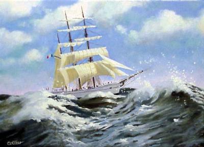 Cuahtemoc in a Strong Wind
