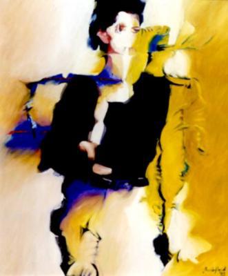 Woman in yellow Woman in yellow