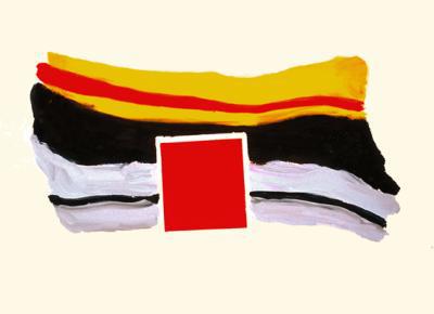 gouache zonder titel, nr 6.407 gouache zonder titel, nr 6.407