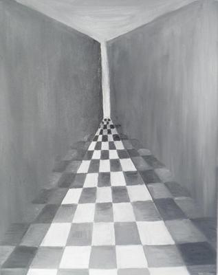 zwart wit modern abstract