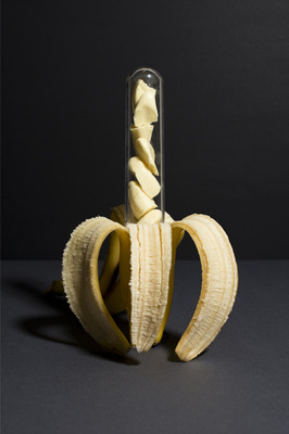 Reageerbuis banaan