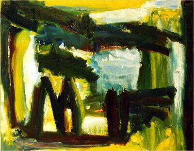 'Woods' - abstract olieverfschilderij (5.071)