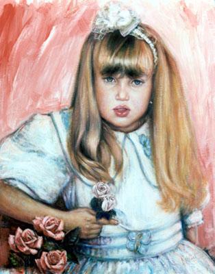 portret dochter Landa