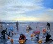 Kunstwerk Pumpkin Harvest on Beach