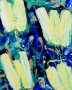 Kunstwerk ~ 4 Witte Tulpen - Acrylverf op linnen (100x80) ~