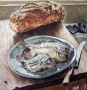 Kunstwerk Vis of Brood