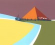 Kunstwerk Hollandse pyramide