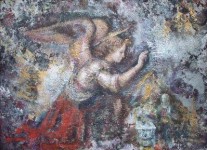 Angel study, inspired by Leonardo
