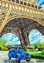 Kunstwerk Eiffeltoren met eend