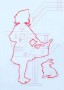 Kunstwerk Roodkapje konijn machine
