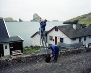 Faroer eilanden 10 straatwerkers