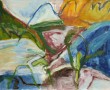 'Zondagmiddag' - groot abstract landschap 'Zondagmiddag' - groot abstract landschap