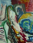 'Een droom van Glas' - dynamisch abstract schilderij