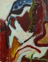 Kunstwerk 'Salle du Boeuf' - abstract groot schilderij