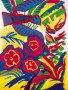 Kunstwerk Tahiti hibiscus