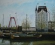 Kunstwerk Witte huis te Rotterdam
