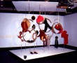 Kleding in de ruimte Kunstwerk Kleding in de ruimte