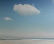 Kunstwerk Strand met wolk (Zeeland)
