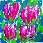 Tulpen Magenta (70x70)