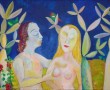 Kunstwerk Adam en Eva