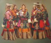 Tibet Ladies Kunstwerk Tibet Ladies