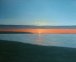 Kunstwerk (13) zonsondergang in Normandie 