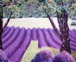 lavendel veld Kunstwerk lavendel veld