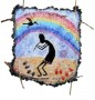 Kunstwerk Kokopelli And The Rainbow Bird