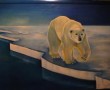 Kunstwerk ijsberende ijsbeer