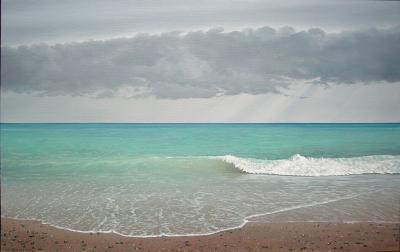 Blauwe zee, grijzelucht (99) Blauwe zee, grijzelucht (99)