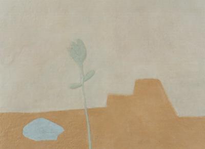 berglandschap met bloem berglandschap met bloem