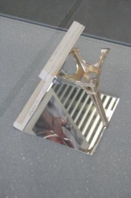 Mirror, Eiffel tower, photograph, rubber band Mirror, Eiffel tower, photograph, rubber band