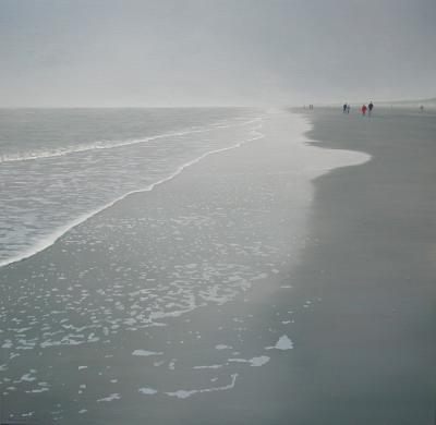 (102 b) mensen op het strand van Hoek van Holland (102 b) mensen op het strand van Hoek van Holland