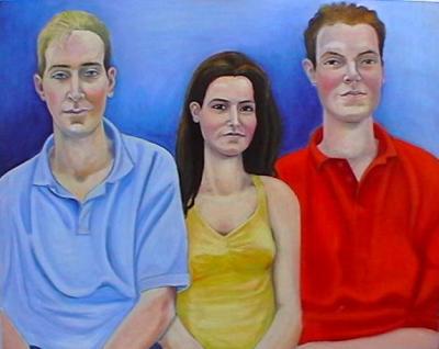 Portret van een familie Portret van een familie