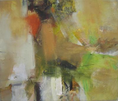 Geel schilderij Geel schilderij