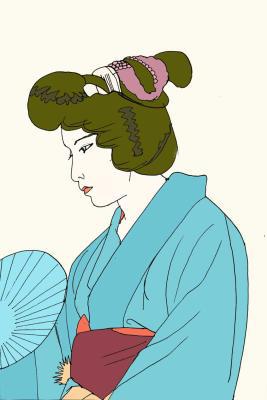 Sprankeltje in kimono Sprankeltje in kimono