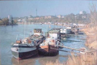 de Rijn bij Arnhem de Rijn bij Arnhem
