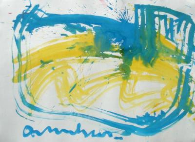 ~ boot (blauw-geel) ~ ~ boot (blauw-geel) ~