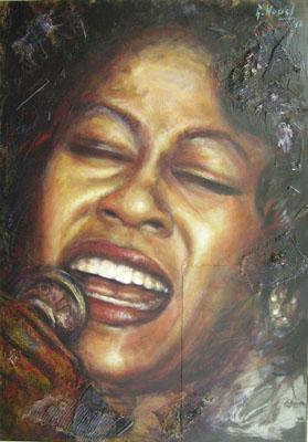 Jazz Art - Denise in black Jazz Art - Denise in black