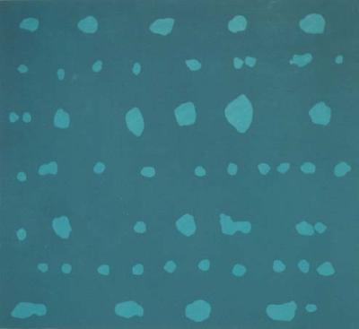 blauwe stippen (houtsnede) blauwe stippen (houtsnede)