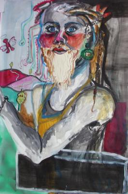 zelfportret met baard zelfportret met baard